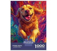 Puzzle Da 1000 Pezzi Per Adolescenti Vibrant Canine Joy Puzzle Per Adulti Giochi Divertenti Regali Per Donne Regali Unici Di Compleanno E Natale 52x38cm/1000pcs