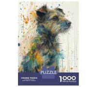 Puzzle Da 1000 Pezzi Per Adolescenti Vibrant Canine Muse Puzzle Per Adulti Giocattoli Antistress Sfida Difficile Impegnativo Da Completare 38x26cm/1000pcs