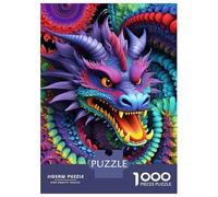 Puzzle Da 1000 Pezzi Per Adolescenti Vibrant Dragon Dance Puzzle Per Adulti Gioco Rompicapo Analisi E Logica Aiuta Ad Allenare Il Cervello 52x38cm/1000pcs