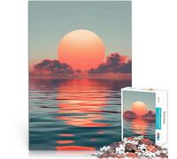 Puzzle da 1000 pezzi per adolescenti Vibrazione del tramonto sull'oceano tropicale Analisi e logica Adatto per la decorazione del desktop 75x50cm