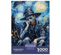 Puzzle Da 1000 Pezzi Per Adolescenti Vincent Van Gogh Halloween Puzzle Per Adulti Giocattolo Decorazione Da Parete Per Divertimento in Famiglia Gioco Stimolante Regali 52x38cm/1000pcs