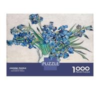 Puzzle Da 1000 Pezzi Per Adolescenti Vincent Van Gogh Irises Puzzle Per Adulti Gioco Pratico Vacanza A Casa Passa Il Tempo Aiuta Ad Allenare Il Cervello 70x50cm/1000pcs