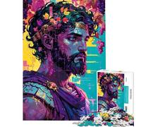 Puzzle da 1000 pezzi per adolescenti Vineyard King︰ Dioniso Trascendente Puzzle per adolescenti Giocattolo Decorazione da parete Corsa di velocità manuale Aiuta l'esercizio del cervello (38x52cm)