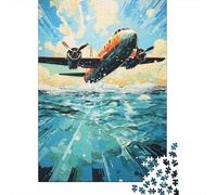 Puzzle Da 1000 Pezzi Per Adolescenti Vintage Airplane Poster-3 Puzzle Per Adolescenti Gioco Per Famiglie Migliora La Memoria Regali Unici Per Compleanno E Natale 70x50cm/1000pcs