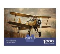 Puzzle Da 1000 Pezzi Per Adolescenti Vintage Biplane Airplane Model Kit-1 Puzzle Per Adulti Giochi Rilassanti Analisi E Logica Regali Unici Per Compleanno E Natale 52x38cm/1000pcs