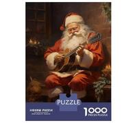 Puzzle Da 1000 Pezzi Per Adolescenti Vintage Santa Claus Xmas Puzzle Per Adolescenti Gioco Rompicapo Regali Per Donne Attività Divertenti A Casa 70x50cm/1000pcs