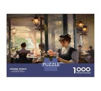 Puzzle Da 1000 Pezzi Per Adolescenti Vintage Victorian Women Dining Puzzle Per Adulti Gioco Pratico Antistress Regali Per Amici E Familiari 38x26cm/1000pcs