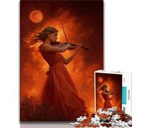 Puzzle da 1000 pezzi per adolescenti violino dipinto a olio 1000 pezzi per adolescenti antistress sfida difficile regali di Babbo Natale segreto 75x50cm