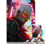 Puzzle da 1000 pezzi per adolescenti Visioni del futuro oscuro 1000 pezzi per adolescenti con poster abbinato e foglio di quiz per età dai 14 anni in su 26x38cm