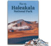 Puzzle da 1000 pezzi per adolescenti Visita Haleakala Aiuta il cervello ad allenarsi Giocattoli avvincenti per coltivare la pazienza Decorazione da parete (dimensioni 50x75cm)