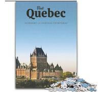 Puzzle da 1000 pezzi per adolescenti Visita il Quebec, adatto a persone dai 14 anni in su Giochi educativi Regali di Babbo Natale segreto 50x75cm