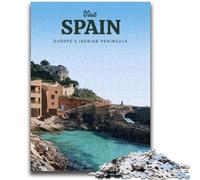 Puzzle da 1000 pezzi per adolescenti Visita la Spagna per 14+ Giochi di sfida unici per famiglie Regali di Natale e compleanno (dimensioni 38x26cm)