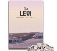 Puzzle da 1000 pezzi per adolescenti Visita Levi Aiuta il cervello ad allenare Giocattoli avvincenti per coltivare la pazienza Decorazione da parete (dimensioni 50x75cm)