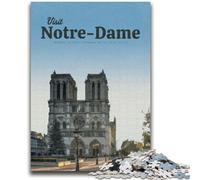 Puzzle da 1000 pezzi per adolescenti Visita Notre Dame per età 14+ Gioco a quiz Attività divertenti a casa, regalo di compleanno, regali da viaggio (dimensioni 50x75cm)
