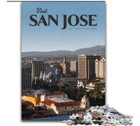 Puzzle da 1000 pezzi per adolescenti Visita San Jose Gioco intellettuale giocattolo per la decorazione della casa per età 14 anni in su (50x75cm) 1000 pezzi