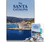 Puzzle da 1000 pezzi per adolescenti "Visita Santa Catalina", antistress per ammazzare il tempo in casa, ideale come regalo per tutta la famiglia dai 14 anni in su, 38x26cm