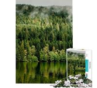 Puzzle da 1000 pezzi per adolescenti vista parziale del lago Grardmer puzzle per adulti gioco rilassante decorazione murale sfida educativa (dimensioni 38x26cm)