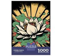 Puzzle Da 1000 Pezzi Per Adolescenti Vivid Lotus Flower Pop Art Puzzle Per Adulti Giochi Divertenti Decorazione Murale Regali Unici Per Compleanno E Natale 38x26cm/1000pcs