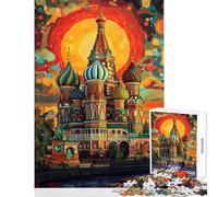 Puzzle da 1000 pezzi per adolescenti vivido puzzle di San Basilio gioco rilassante difficile aiuta ad allenare la mente (dimensioni 38x52cm)