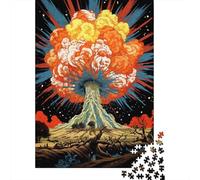 Puzzle Da 1000 Pezzi Per Adolescenti Volcano Eruption Scene Puzzle Per Adulti Giochi Rilassanti Decorazione Per La Casa Gioco Stimolante Regali 52x38cm/1000pcs