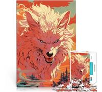Puzzle da 1000 pezzi per adolescenti Volpe anime giapponese Allena il tuo cervello e le tue mani è ideale come regalo per tutta la famiglia 38x26cm