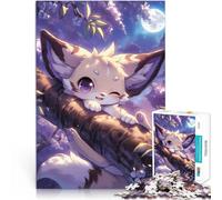 Puzzle da 1000 pezzi per adolescenti Volpe carina sull'albero Per il divertimento in famiglia Migliorare l'amore tra le coppie 38x26cm
