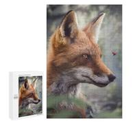 Puzzle da 1000 pezzi per adolescenti volpe che guardano una coccinella adolescenti puzzle giocattoli fai da te decorazione da parete aiuta l'esercizio cerebrale 1000 PCS