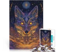 Puzzle da 1000 pezzi per adolescenti Volpe della Fantasia Sfida di gioco educativo giocattolo offerte come regali per tutta la famiglia 38x26cm