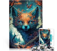 Puzzle da 1000 pezzi per adolescenti Volpe magica Giocattolo educativo intellettuale decomprimente Migliorare l'amore tra le coppie 50x70cm