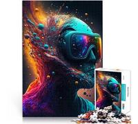Puzzle da 1000 pezzi per adolescenti Volto dell'universo Vacanza a casa: uccidere il tempo con pezzi completamente interconnessi di forma casuale 75x50cm