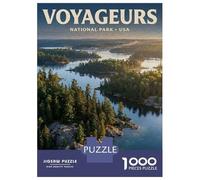 Puzzle Da 1000 Pezzi Per Adolescenti Voyageurs National Park Puzzle Per Adulti Giochi Rilassanti Corsa Di Velocità Manuale Regali Di Natale E Compleanno 52x38cm/1000pcs