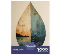 Puzzle Da 1000 Pezzi Per Adolescenti Wabi Sabi Water Drop Landscape Painting Puzzle Per Adulti Gioco Rompicapo Difficile Divertente Attività A Casa 52x38cm/1000pcs