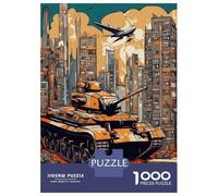 Puzzle Da 1000 Pezzi Per Adolescenti War Tank Puzzle Per Adulti Giochi Rilassanti Regalo Di Compleanno Regali Unici Per Compleanno E Natale 70x50cm/1000pcs