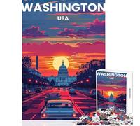 Puzzle da 1000 pezzi per adolescenti Washington DC giocattoli educativi idee regalo gioco pratico collezione di artisti belle arti dimensioni 38x52cm