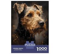 Puzzle Da 1000 Pezzi Per Adolescenti Welsh Terrier Dog Precious Puzzle Per Adulti Giochi Rilassanti Taglio Di Precisione Regali Unici Per Compleanni E Occasioni Speciali 38x26cm/1000pcs