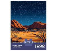 Puzzle Da 1000 Pezzi Per Adolescenti West MacDonnell Ranges, Australia Puzzle Per Adolescenti Gioco Pratico Migliora La Memoria Regali Per Amici E Familiari 70x50cm/1000pcs