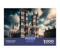 Puzzle Da 1000 Pezzi Per Adolescenti Westminster Abbey London Puzzle Per Adulti Gioco Per Famiglie Vacanza A Casa Passatempo Riduzione Dello Stress Regali 70x50cm/1000pcs