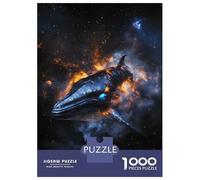Puzzle Da 1000 Pezzi Per Adolescenti Whale Animal Beautiful Fantasy Puzzle Per Adolescenti Gioco Per Famiglie Migliora La Memoria Regali Unici Per Compleanno E Natale 70x50cm/1000pcs