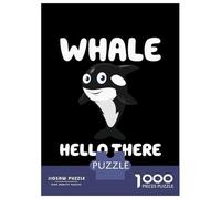 Puzzle Da 1000 Pezzi Per Adolescenti Whale Hello There Puzzle Per Adulti Giochi Divertenti Antistress Regali Per La Riduzione Dello Stress 52x38cm/1000pcs