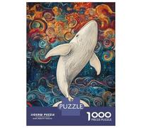 Puzzle Da 1000 Pezzi Per Adolescenti Whale in Colorful Dreams Puzzle Per Adulti Giochi Rilassanti Analisi E Logica Regali Unici Per Compleanni 38x26cm/1000pcs