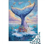 Puzzle Da 1000 Pezzi Per Adolescenti Whale Tail Island Adventure-1 Puzzle Per Adulti Giochi Divertenti Regali Per Donne Per Compleanno, Natale 70x50cm/1000pcs