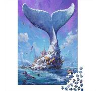 Puzzle Da 1000 Pezzi Per Adolescenti Whale Tail Island Adventure Puzzle Per Adolescenti Giocattoli Antistress Regalo Di Compleanno, Natale 70x50cm/1000pcs