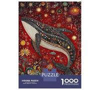 Puzzle Da 1000 Pezzi Per Adolescenti Whale's Celestial Dance Puzzle Giochi Rilassanti Analisi E Logica Riduzione Dello Stress Regali 38x26cm/1000pcs