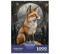 Puzzle Da 1000 Pezzi Per Adolescenti Whimsical Red Fox Artwork Puzzle Per Adulti Gioco Per Famiglie Assemblaggio Di Modelli Regali Unici Per Compleanni E Occasioni Speciali 38x26cm/1000pcs