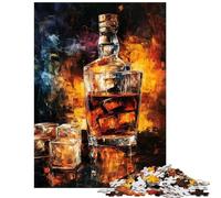 Puzzle da 1000 pezzi per adolescenti Whiskey & Ice A Rich Pour Puzzle per adolescenti Gara di velocità manuale Difficile e sfida Gioco impegnativo Giocattoli (38x26cm/1000pcs)