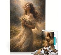 Puzzle da 1000 pezzi per adolescenti Whispers of Light gioco impossibile attività divertenti da fare a casa compleanno e Natale 38x52cm