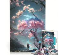 Puzzle da 1000 pezzi per adolescenti "Whispers of Plum Bliss" un gioco pratico divertente e spiritoso ideale come regalo di compleanno o per occasioni speciali 50x75cm
