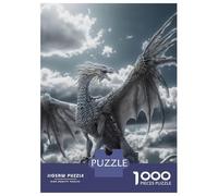 Puzzle Da 1000 Pezzi Per Adolescenti White Heaven Dragon Puzzle Per Adulti Giochi Rilassanti Regalo Di Compleanno Regali Unici Per Compleanno E Natale 52x38cm/1000pcs
