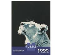 Puzzle Da 1000 Pezzi Per Adolescenti White Lion Portrait Puzzle Giochi Divertenti Regalo Decorativo Perfetto Per Amici E Familiari 38x26cm/1000pcs