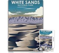 Puzzle da 1000 pezzi per adolescenti White Sands National Park Gioco educativo per famiglie Analisi e logica Ottimo regalo Dimensioni 50x75cm